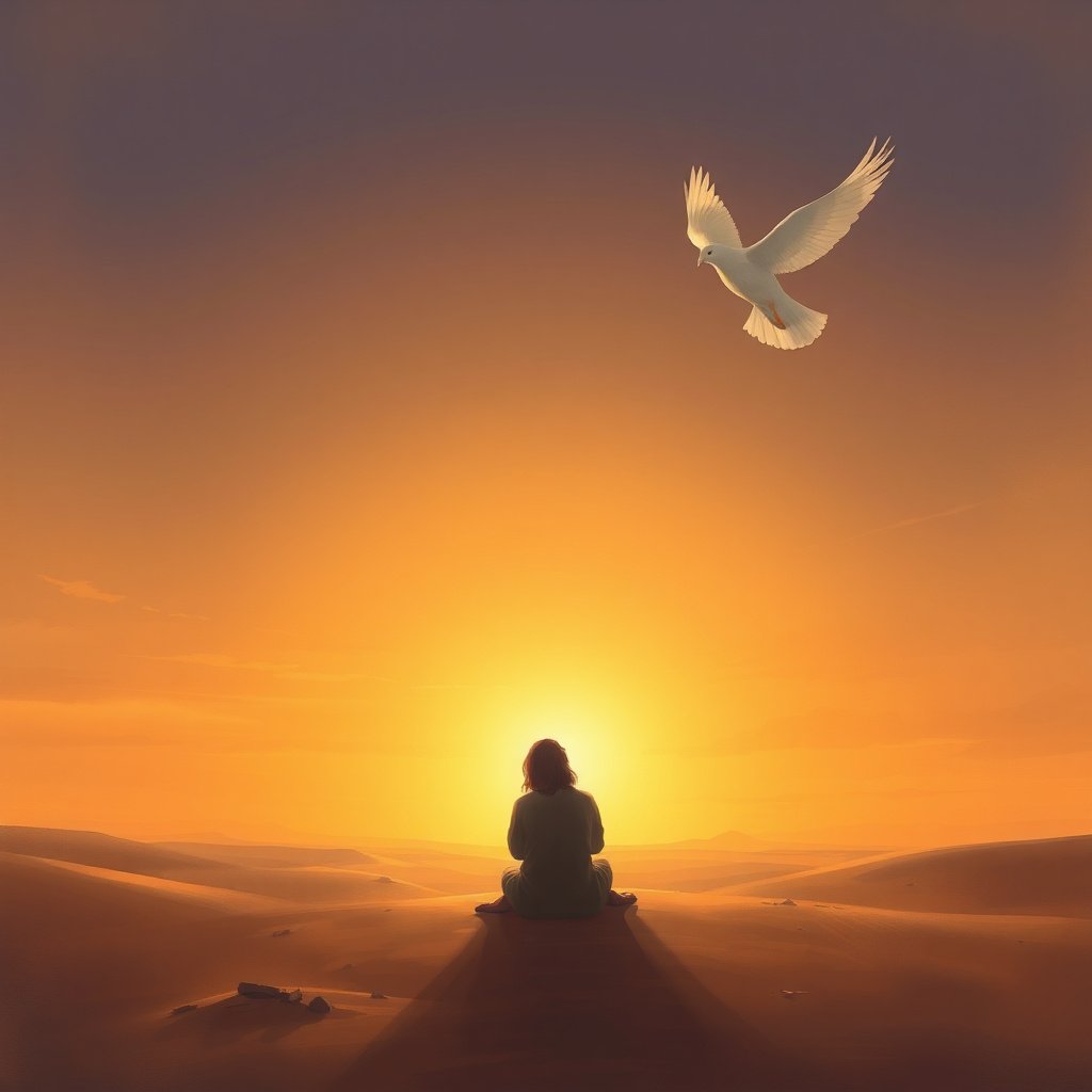 🕊️ Salmo do Dia: Quando o Silêncio é Súplica — Uma Oração no Deserto da Dor